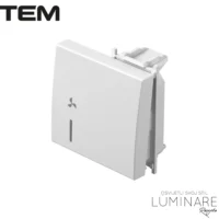 MODUL TIPKA SA INDIKACIJOM I OZNAKOM VENTILATOR 2M BIJELA SJAJNA