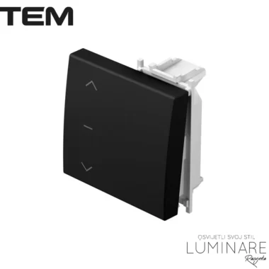 MODUL TIPKA ZA ROLETE 2M CRNA MAT