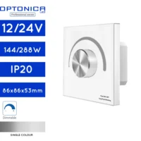 ZIDNI KONTROLER ZA JEDNOBOJNU LED TRAKU 12/24V(144/288W) Professional
