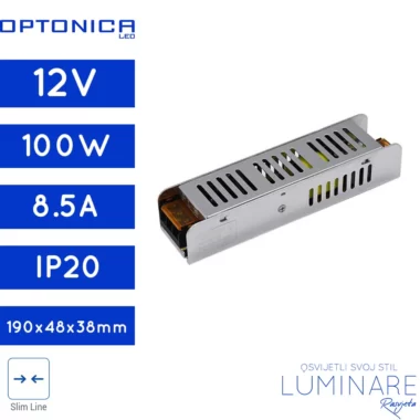 napajanje 100w 8.5a 12v slim series-luminare rasvjeta