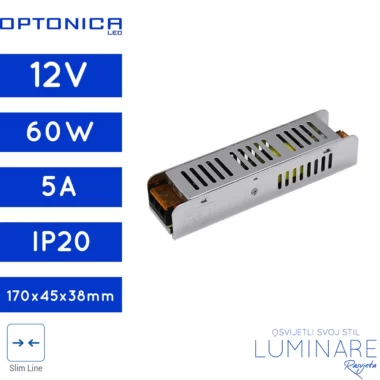 napajanje 60w 5a 12v slim series-luminare rasvjeta