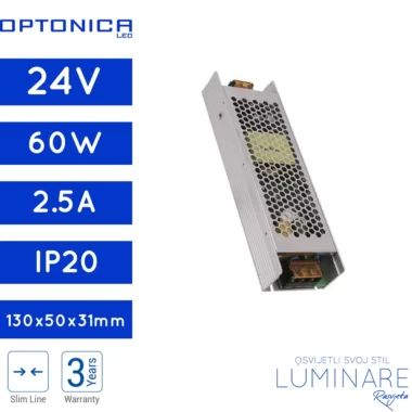 napajanje 60w 2.5a 24v slim premium series-luminare rasvjeta
