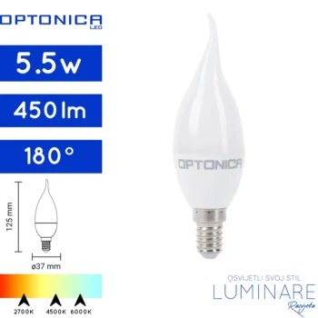 e14 led zarulja t35 5.5w-2 godine jamstvo