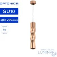 SPOTLIGHT VISILICA GU10 COFFEE GOLD MAT SPIRALNA