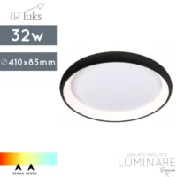 LED PLAFONJERA 32W ROTONDO BORDO MATT BLACK