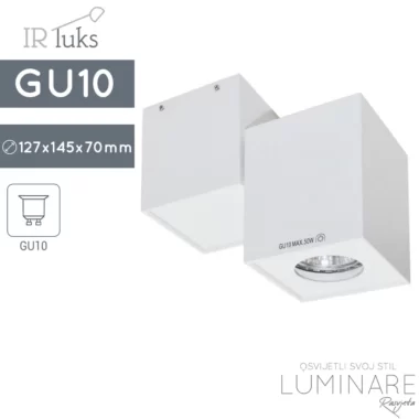 ZAKRETNA SPOTLIGHT SVJETILJKA FARETTO Q1 ALU BIJELA