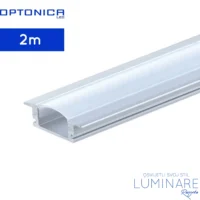 ALU. PROFIL ZA LED TRAKU UGRADBENI 2m