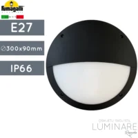 VANJSKA PLAFONJERA LUCIA EL IP66 E27 CRNA