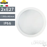 VANJSKA PLAFONJERA UMBERTA IP66 2xE27 BIJELA