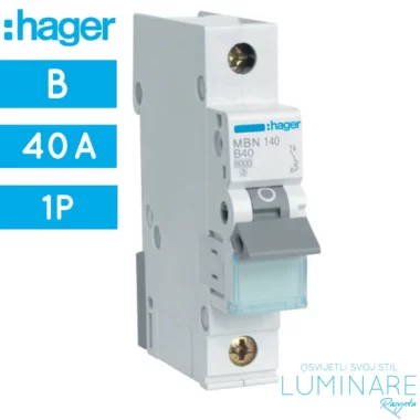 AUT. OSIGURAČ 40A B 1P 6kA MBN140 HAGER