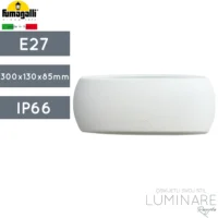 VANJSKA ZIDNA SVJETILJKA FRANCY E27 BIJELA IP66