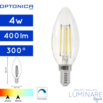 led dimabilna filament zarulja e14 4w 2700k-4500k-c35-1469-1473-luminare