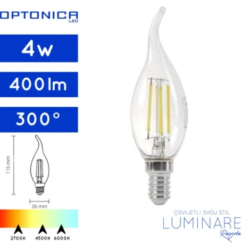 led filament zarulja e14 4w 2700k-4500k-6000k-t35-1480-1481-1482-luminare