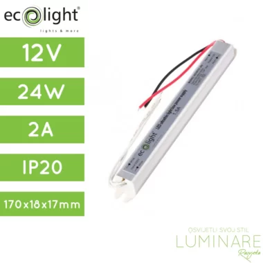 NAPAJANJE 24W 2A 12V IP20 ULTRA SLIM