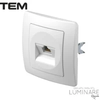 UTIČNICA INTERNET CAT5e KS RJ45 8/8 KE37PW EKONOMIK BIJELA SJAJNA