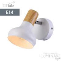 ZIDNA SVJETILJKA W10157-1 BIJELA E14