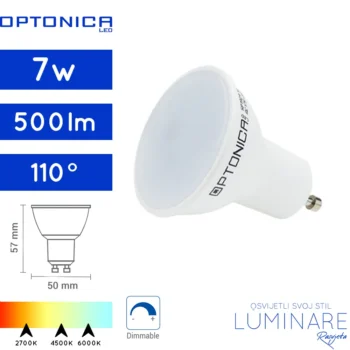 gu10 dimabilna zarulja-7w-2 godine jamstvo