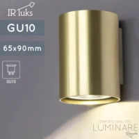 ZIDNA SVJETILJKA TUBO S1 ALU MATT BRASS GU10