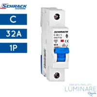 automatski osigurac-zastitni prekidac-32a-c-1p-amparo-schrack-am617132-luminare rasvjeta