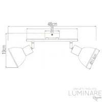 Alternative view of ZIDNA SVJETILJKA SL ANTIQ 2 CRNA E14