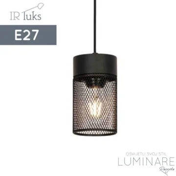 visilica p1 net crna-irluks-luminare rasvjeta