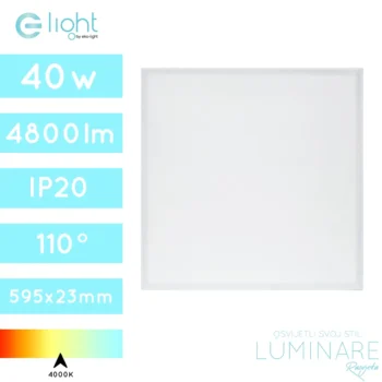 LED PANEL 40W 60×60 cm-4800lm-milagro-e-light-ekp0573-luminare rasvjeta
