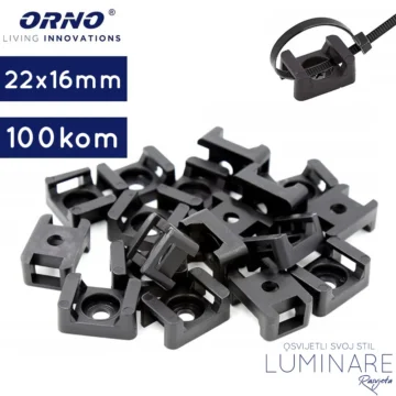 drzac-vezica-na-vijak-nosac vezica na vijak-crni-100kom-orno-luminare rasvjeta