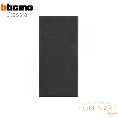pokrov bticino classia-1m-crni-slijepi-element-rg4950-luminare rasvjeta
