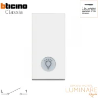 prekidac simbol svjetlo osvijetljeno-sklopka-10a-bijeli-1m-rw4001la-luminare rasvjeta