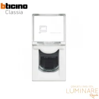 telefonska uticnica rj11 bticino classia-bijela-1m-rw4258rj11-luminare rasvjeta
