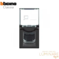 telefonska uticnica rj11 bticino classia-crna-1m-rg4258rj11-luminare rasvjeta
