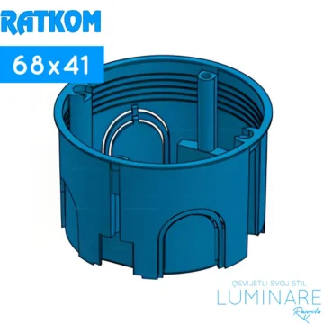 razvodna kutija 68x40 nizajuca plitka za ugradnju u knauf-rigips-ratkom-fi68-luminare rasvjeta