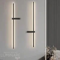 ZIDNA LED SVJETILJKA 12W AL6013-W 1200mm CRNA - Slika 3