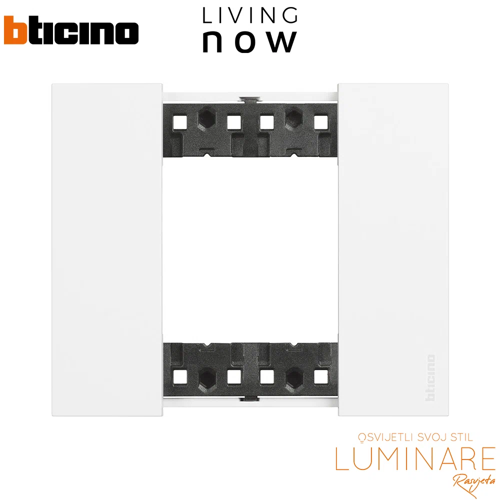 okvir bticino living now white 2m-luminare rasvjeta