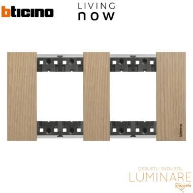 okvir bticino living now oak 2x2m-luminare rasvjeta