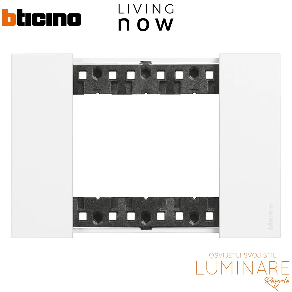 okvir bticino living now white 3m-luminare rasvjeta
