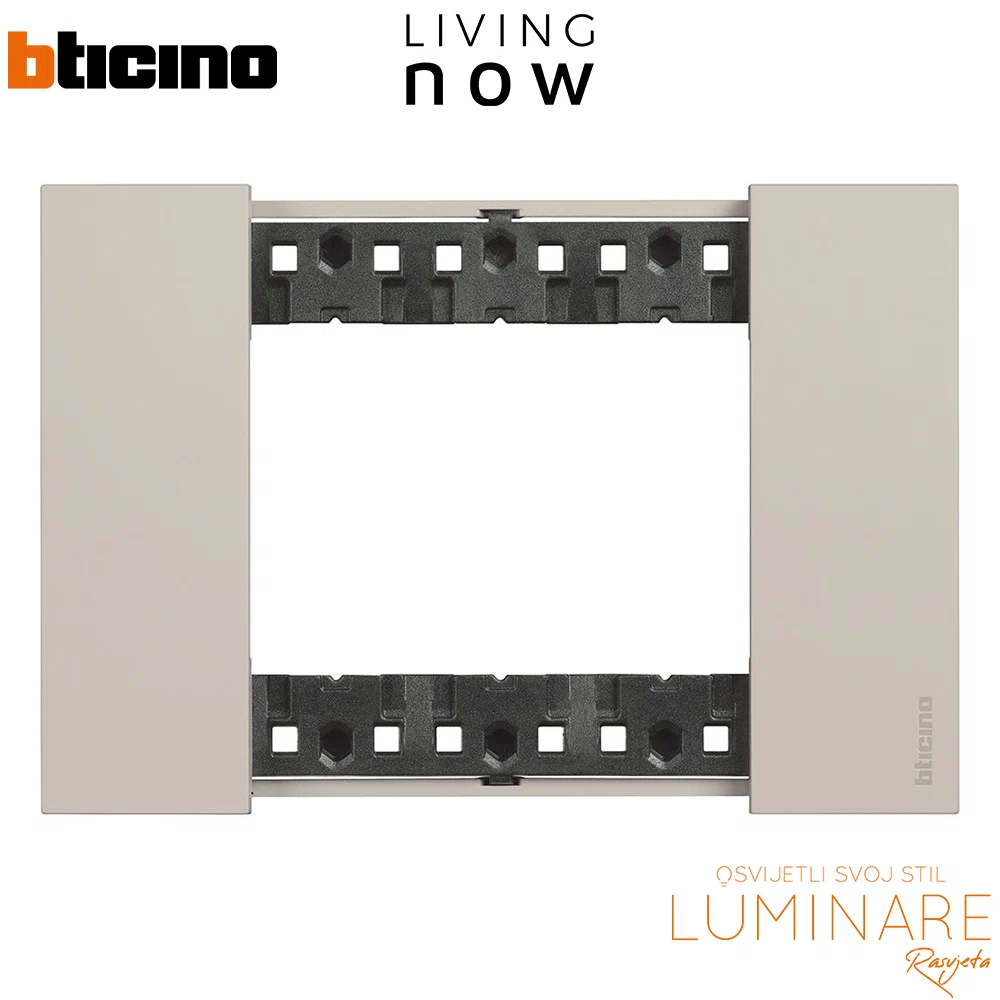 okvir bticino living now sand 3m-luminare rasvjeta