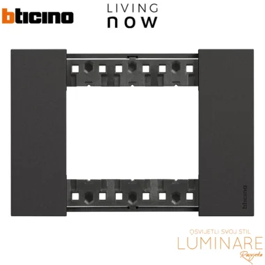 okvir bticino living now black 3m-luminare rasvjeta