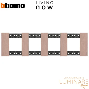 okvir bticino living now copper 4x2m-luminare rasvjeta