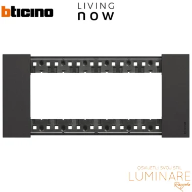 okvir bticino living now black 6m-luminare rasvjeta