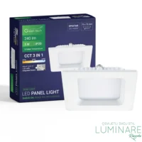 LED PANEL 3W KVADRATNI UGRADBENI - Slika 3