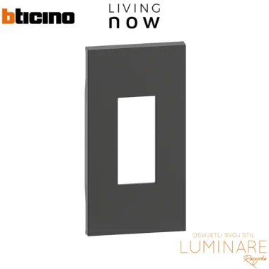 pokrov za rj i av uticnice 2m-crni-living now-kg07m2