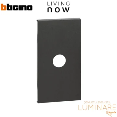 pokrov za 1m tv sat uticnicu 2m-crni-living now-kg08m2