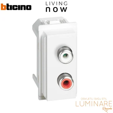 rca uticnica-1m-bijela-bticino living now-kw4269r