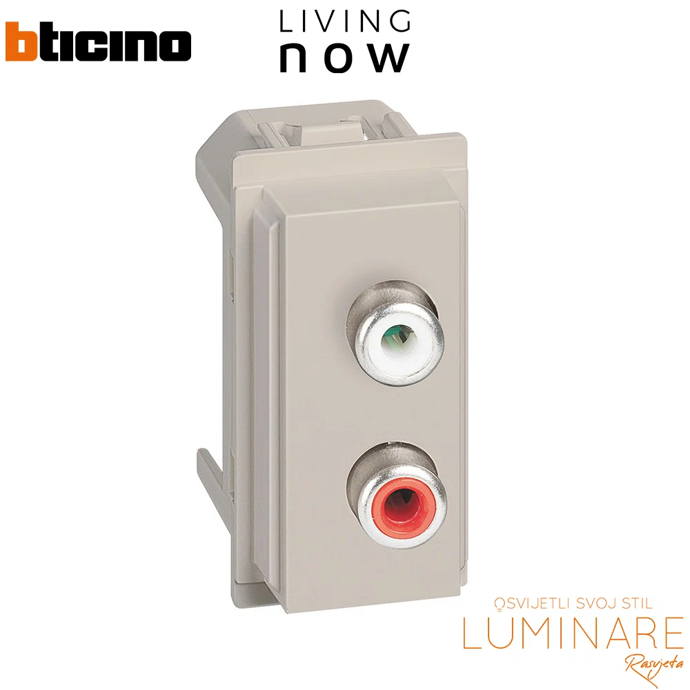 rca uticnica-1m-pijesak-bticino living now-km4269r