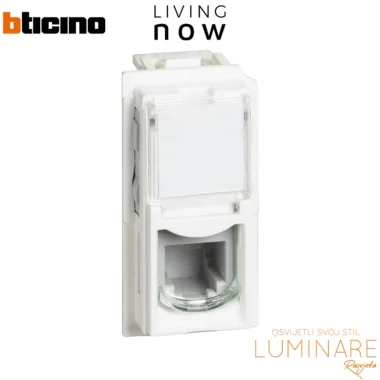 telefonska uticnica rj11-bijela-bticino living now-kw4258rj11