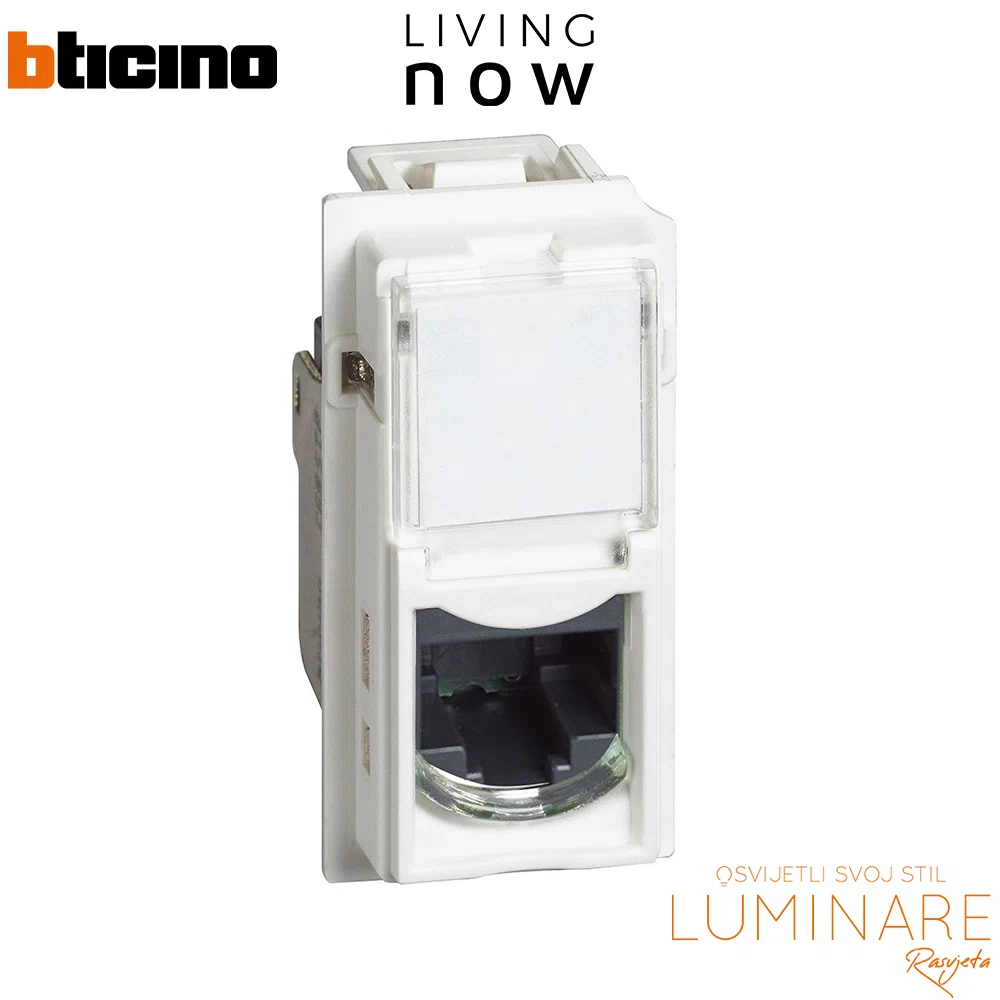 cat5e rj45 uticnica-bijela-bticino living now-kw4279c5e
