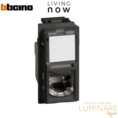 cat6 rj45 uticnica-crna-bticino living now-kg4279c6