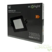 LED PANEL 18W KVADRATNI UGRADBENI CRNI 4000K - Slika 3