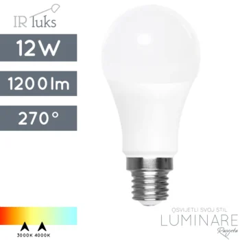 led zarulja e27 12w a60-3000k-4000k-ir-luks-3856005475186-3856005475193
